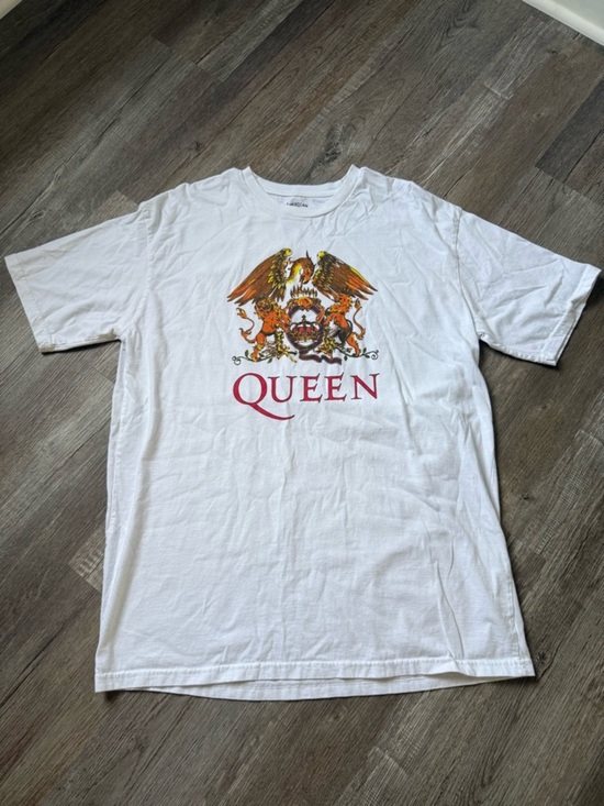 American Needle Other - American Needle QUEEN Dragon Graphic T-shirt Band Tee Cotton White Size L XL